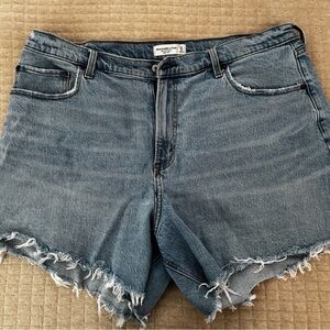 Abercrombie & Fitch Blue Jean Shorts